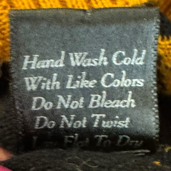 Yemak Black Cat Patterned mustard Yellow cardigan Sweater 3/4 sleeve size S - Picture 10 of 13